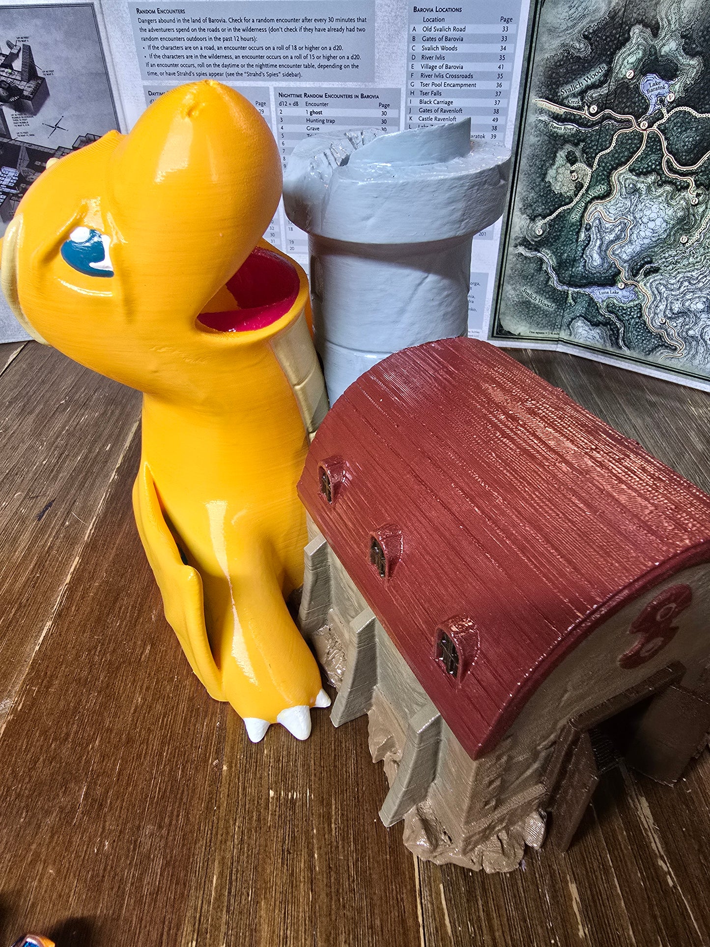 Pokemon Dragonite Dice Tower Table Top Gaming