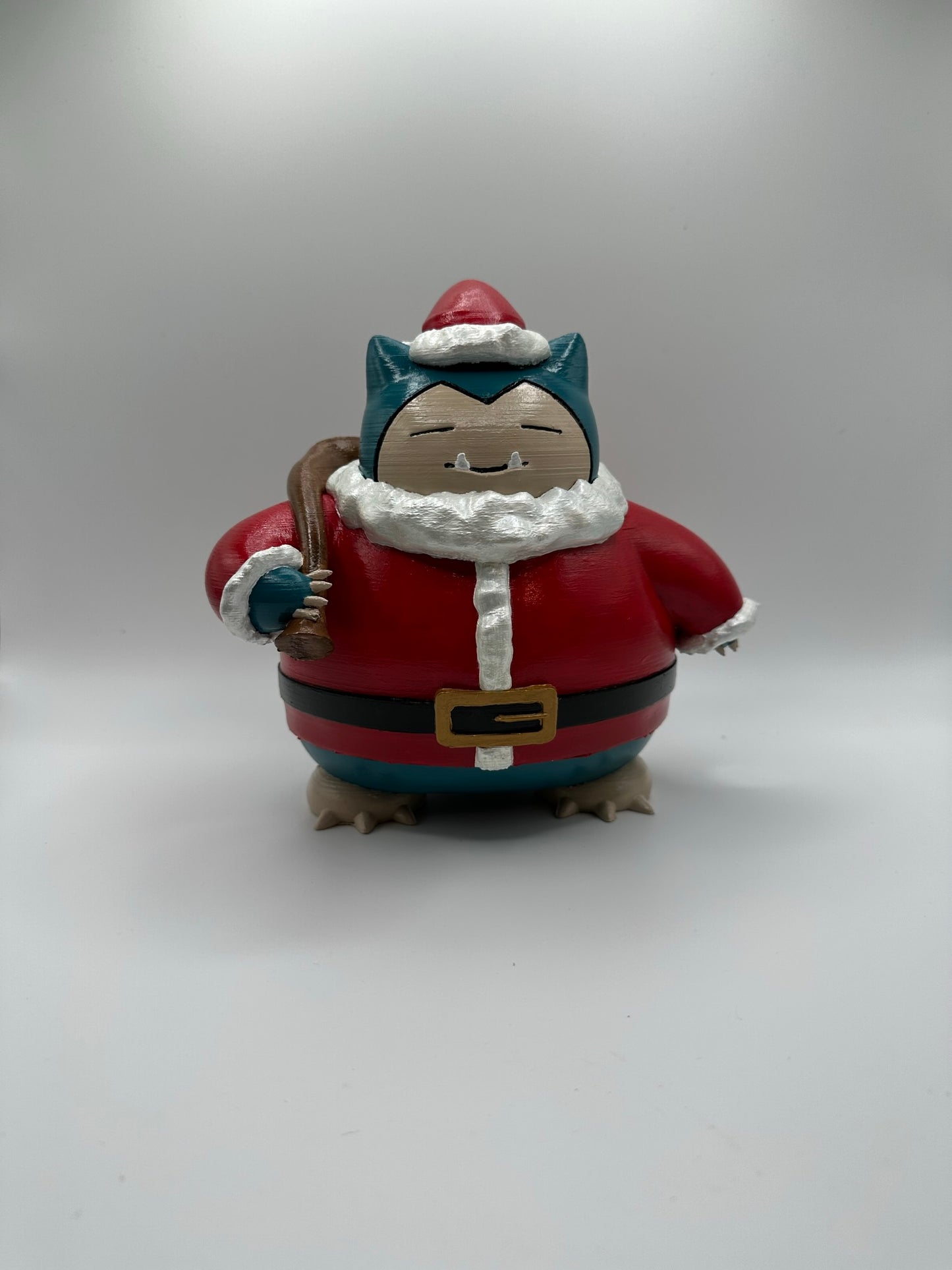 Santa Snorlax Pokemon Christmas Gift Santa Claus 3D Printed Tree Topper Holiday Pokemon Decor