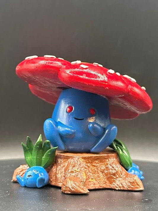 Hand Painted Vileplume Pokémon Figure