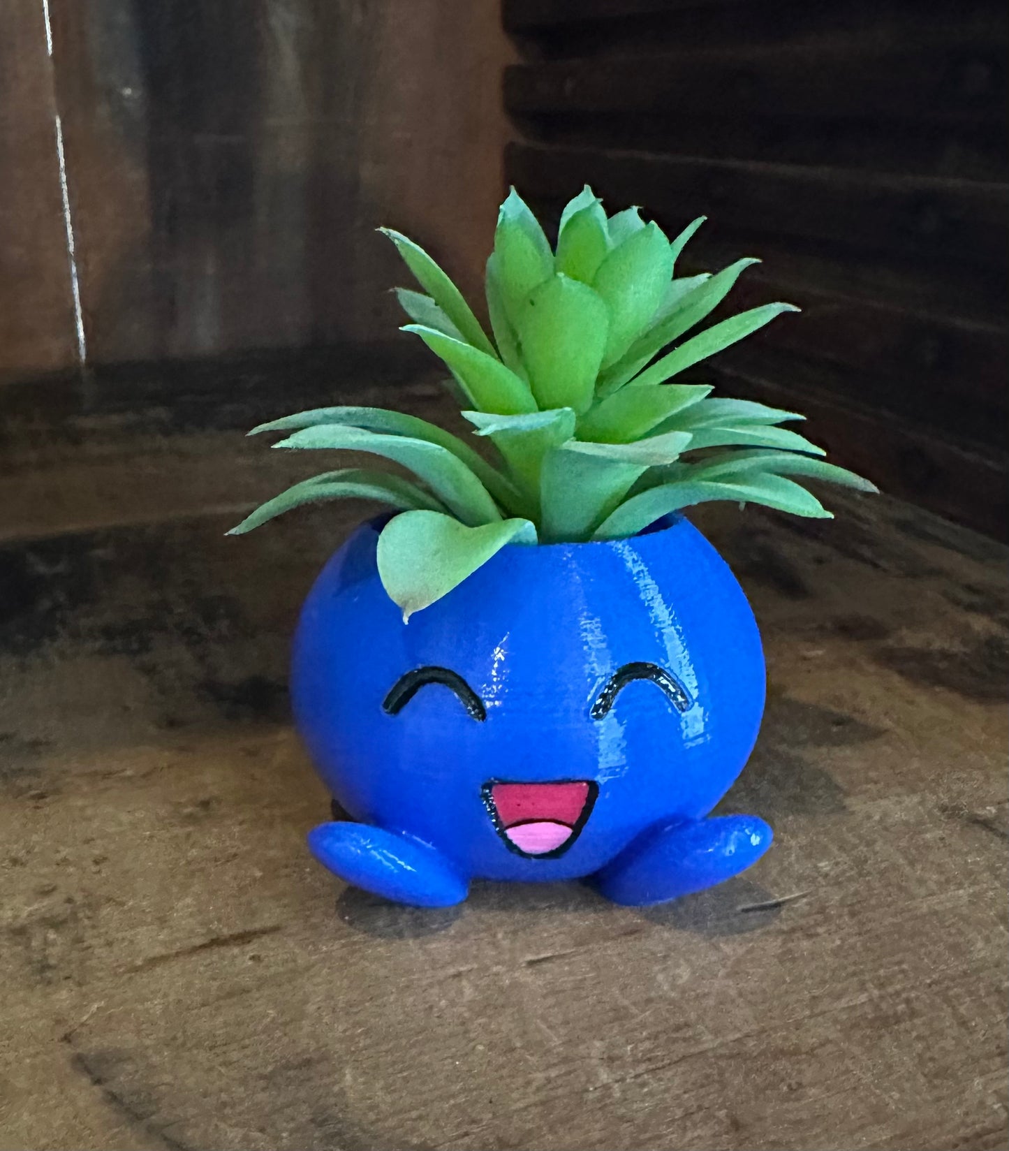 Pokemon Oddish planter succulent planter pot Pokemon gift home decor