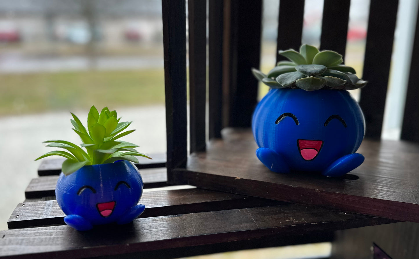 Pokemon Oddish planter succulent planter pot Pokemon gift home decor