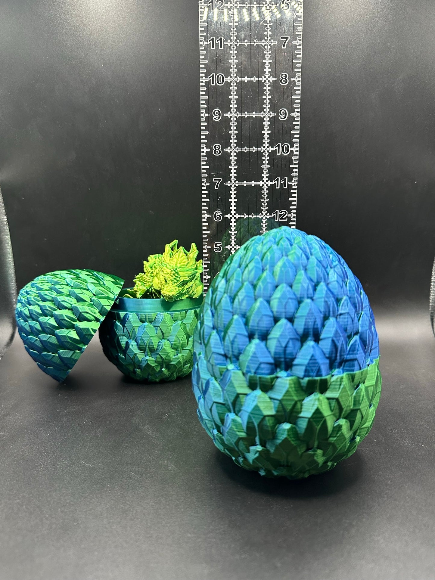 Large 3D Printed Dragon Egg