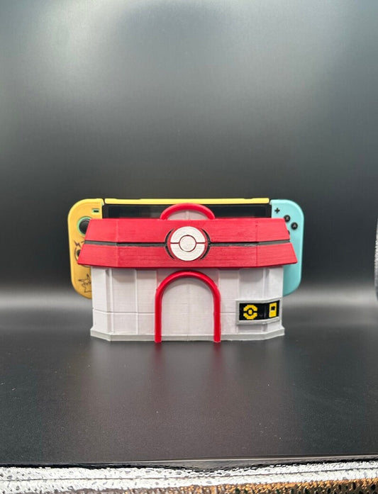 Pokemon Center Nintendo Switch Skin Pokecenter 3D Printed hand painted nintendo switch dock