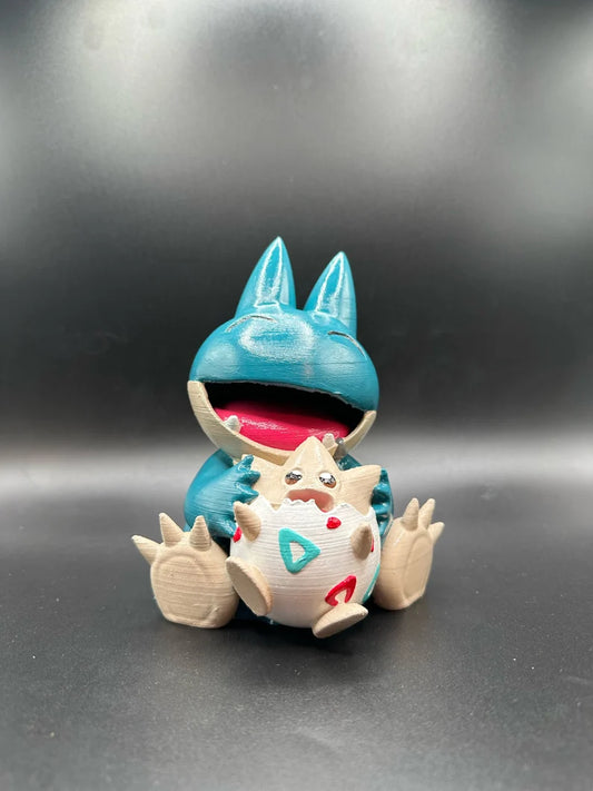 Pokemon Baby Snorlax Easter Gift Munchlax Togepi Adorable Figurine 3D Printed Hand Painted