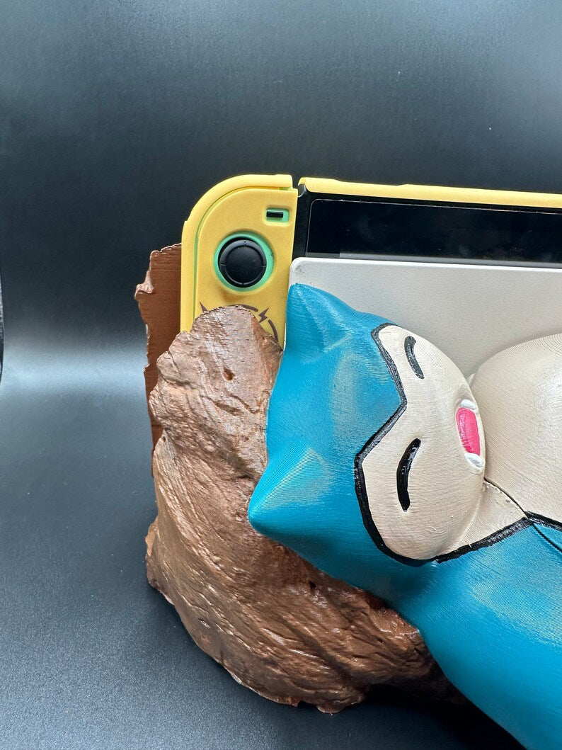 Pokémon snorlax Nintendo Switch skin 3d printed hand painted nintendo switch dock